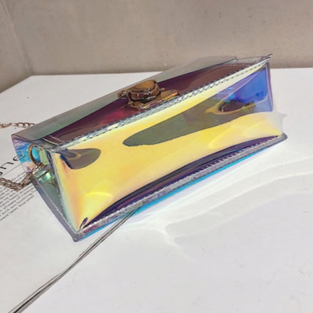 Iridescent clear shoulder bag - Picture 4 of 6